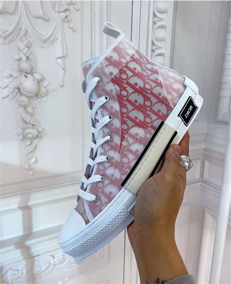 pink dior high top sneakers|dior high top sneakers women's.